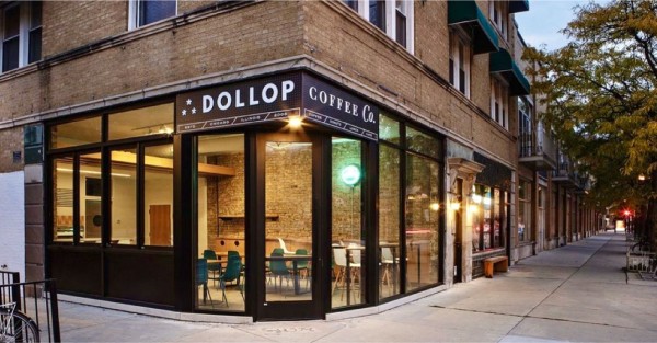 Dollop Coffee Co, a 2019 storefront improvement grant awardee