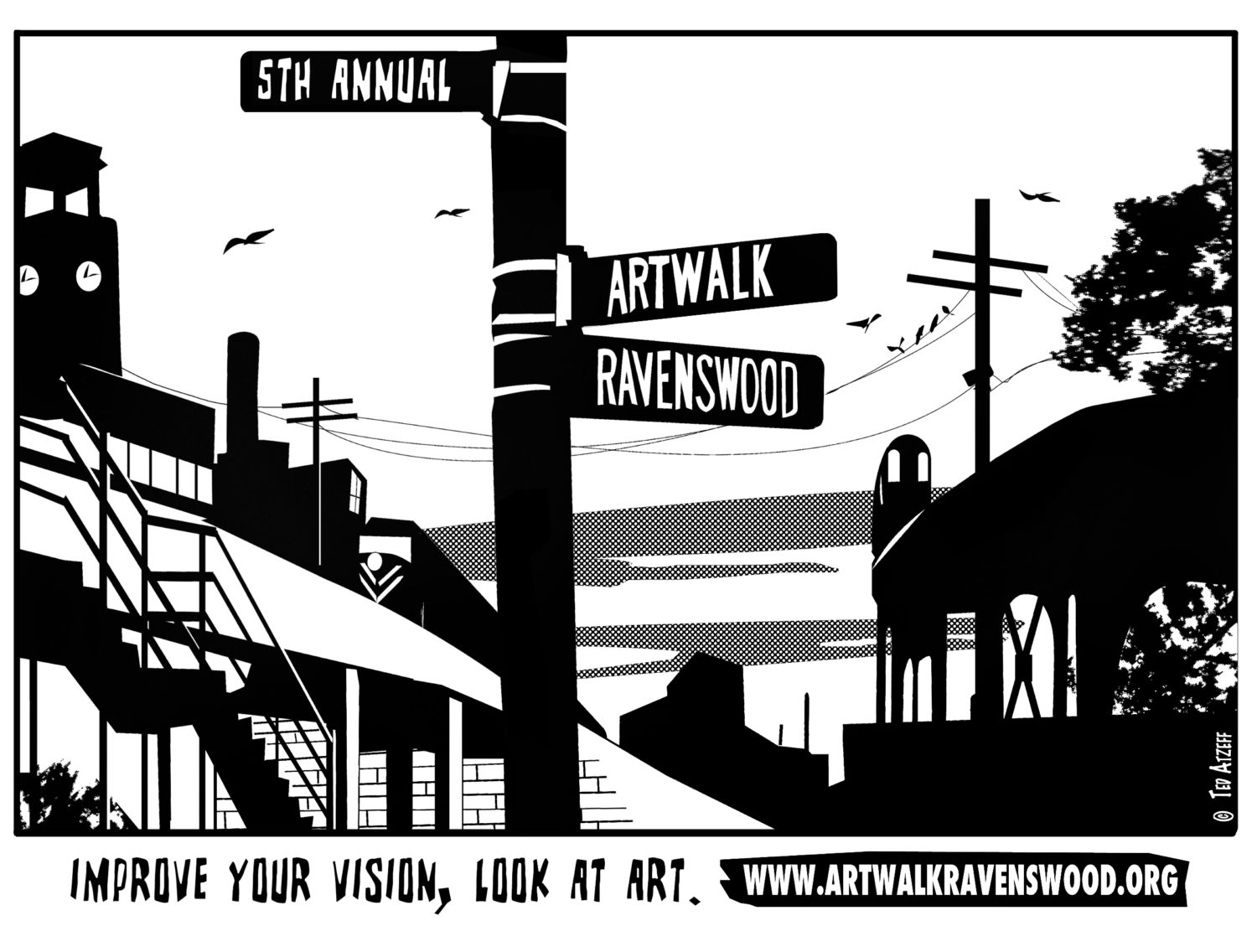 2006 Commemorative T-shirt, art by Ted Atzeff.