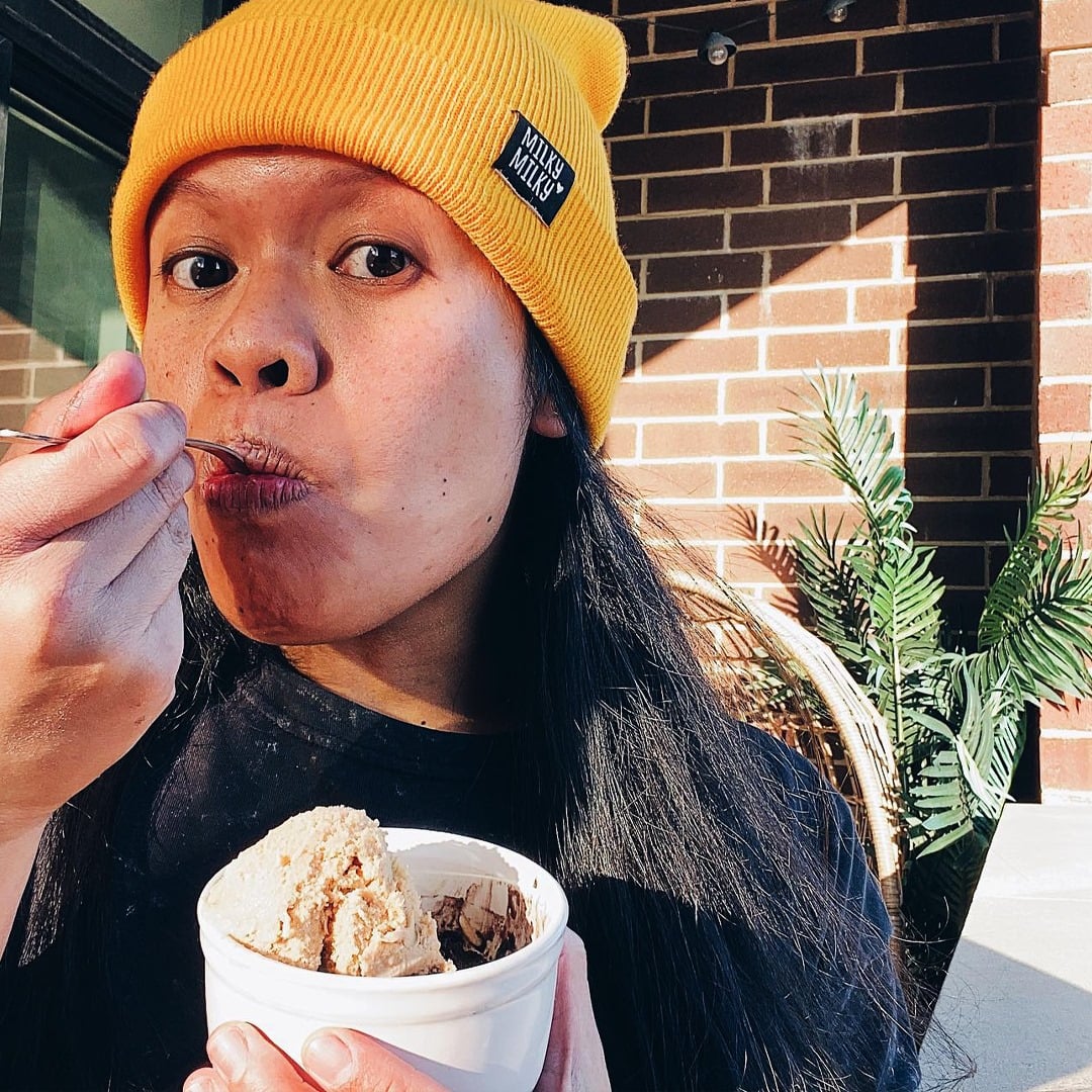 Jojo Ybe, owner of Milky Milky Ice Cream