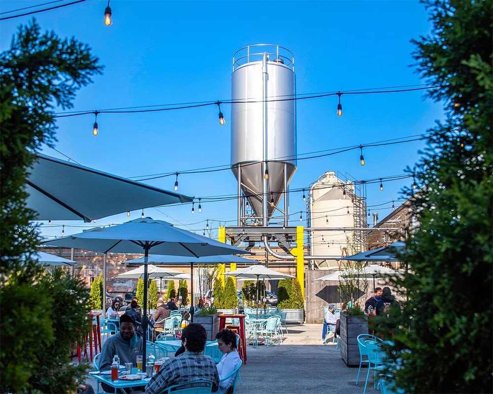 Half Acre Beer Co.'s gorgeous outdoor beer garden