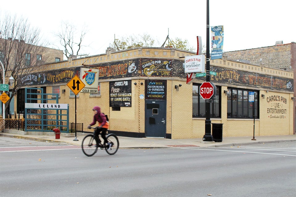 Carol's Pub on Clark Street in Ravenswood