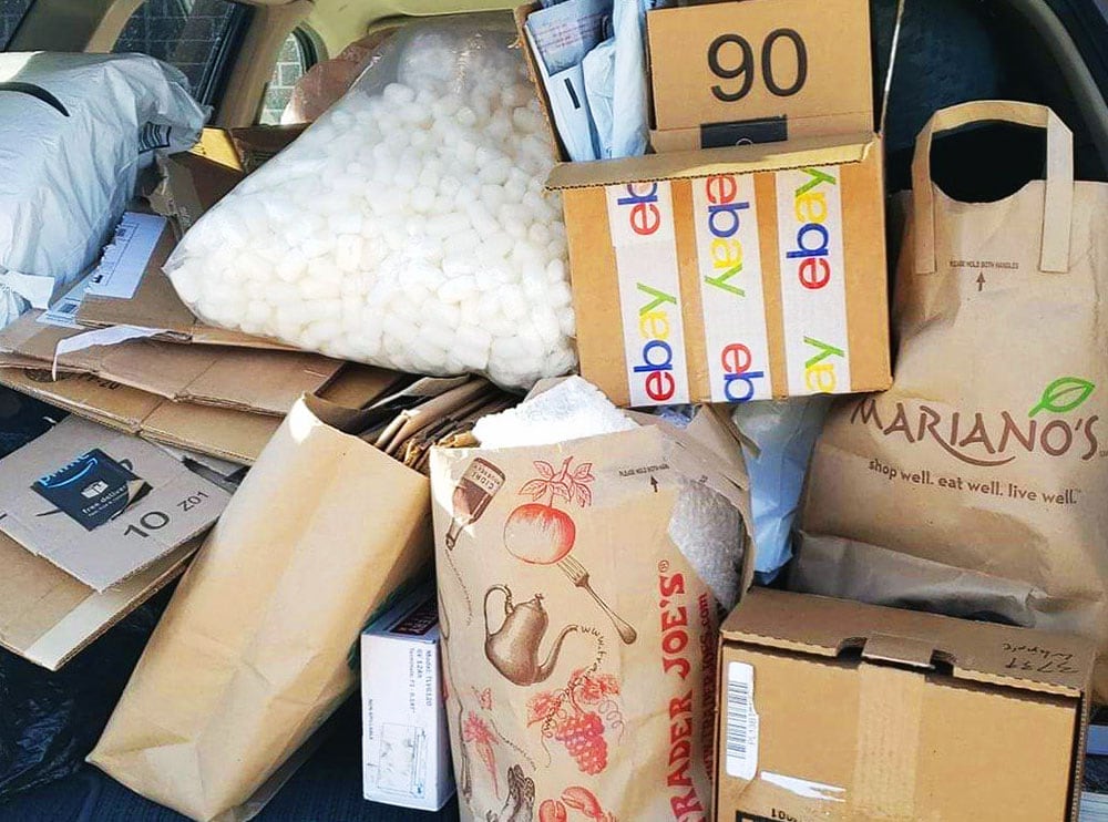 Recycled materials from EcoShip Chicago