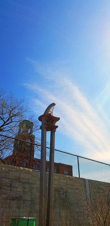 Nesting Loft by Margaret Lanterman, part of the Ravenswood Sculpture Garden