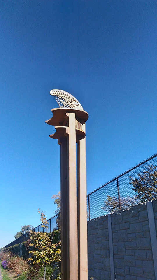 Nesting Loft by Margaret Lanterman, part of the Ravenswood Sculpture Garden