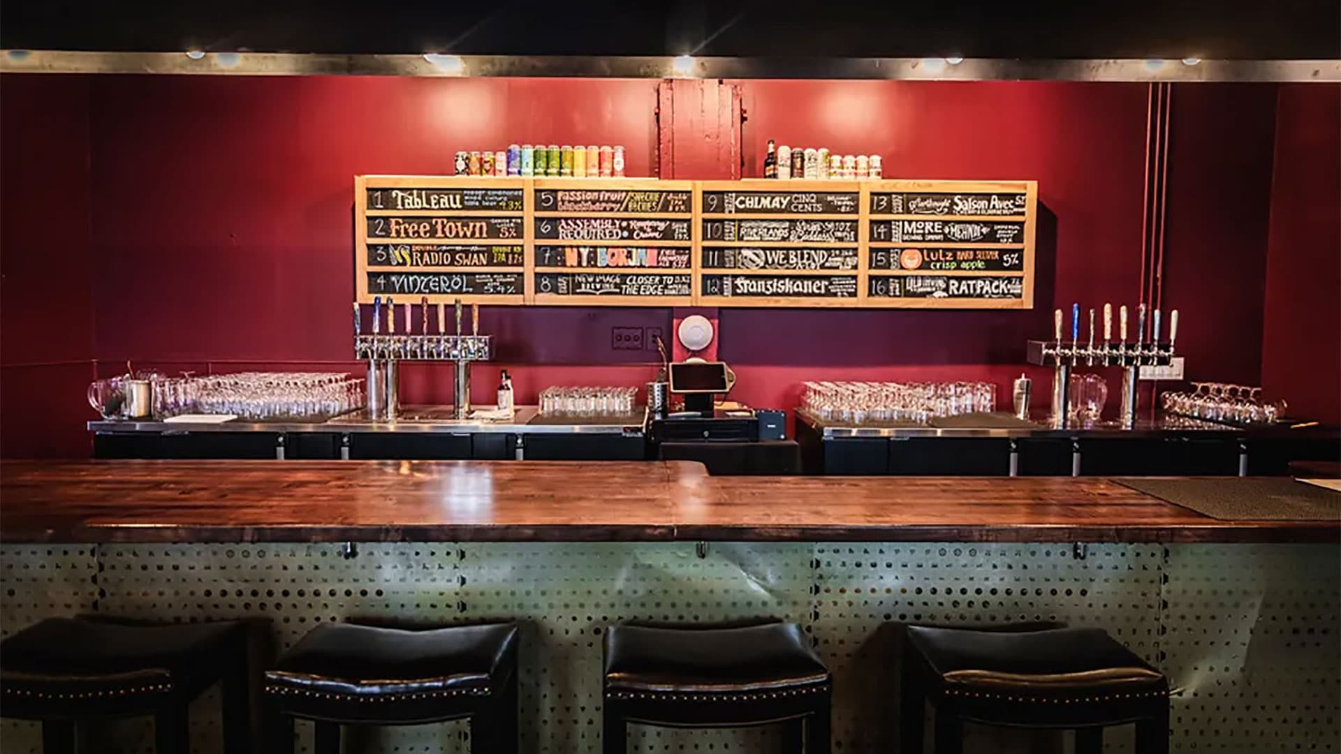 The taproom at Cultivate by Forbidden Root