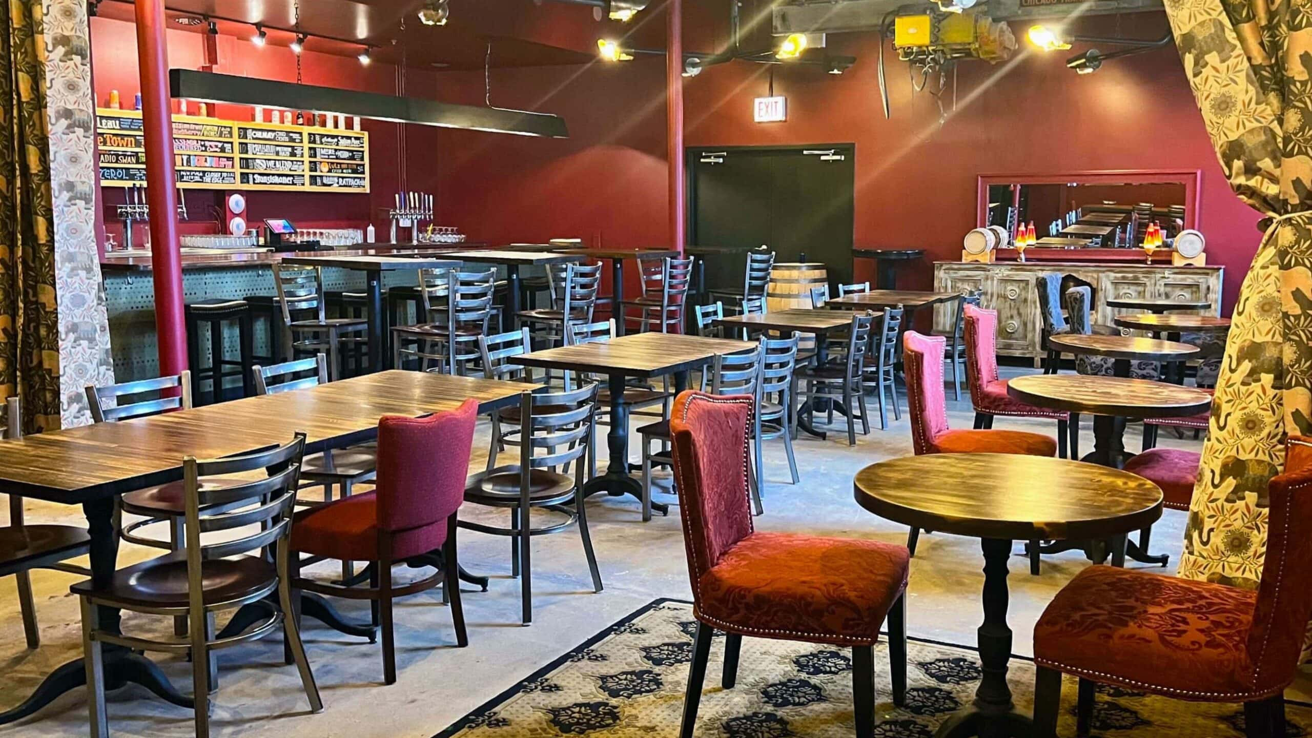 The taproom at Cultivate by Fordbidden Root