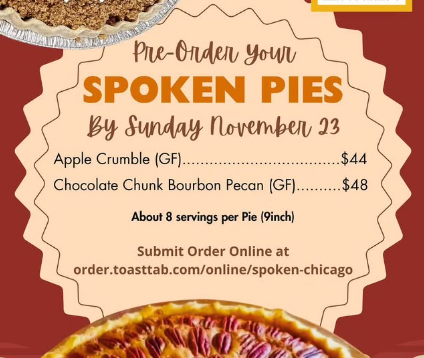 Spoken Cafe Thanksgiving 