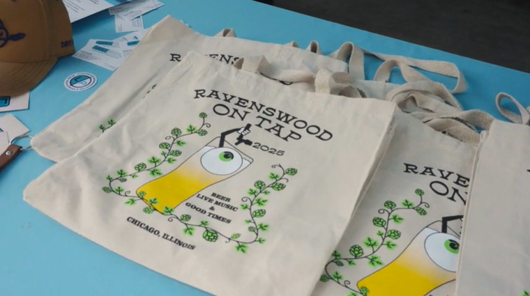 Lucky Prints Bag for Ravenswood on Tap